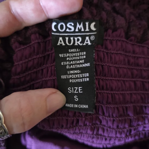 Cosmic Aura Plum Lace Dress - Picture 6 of 8